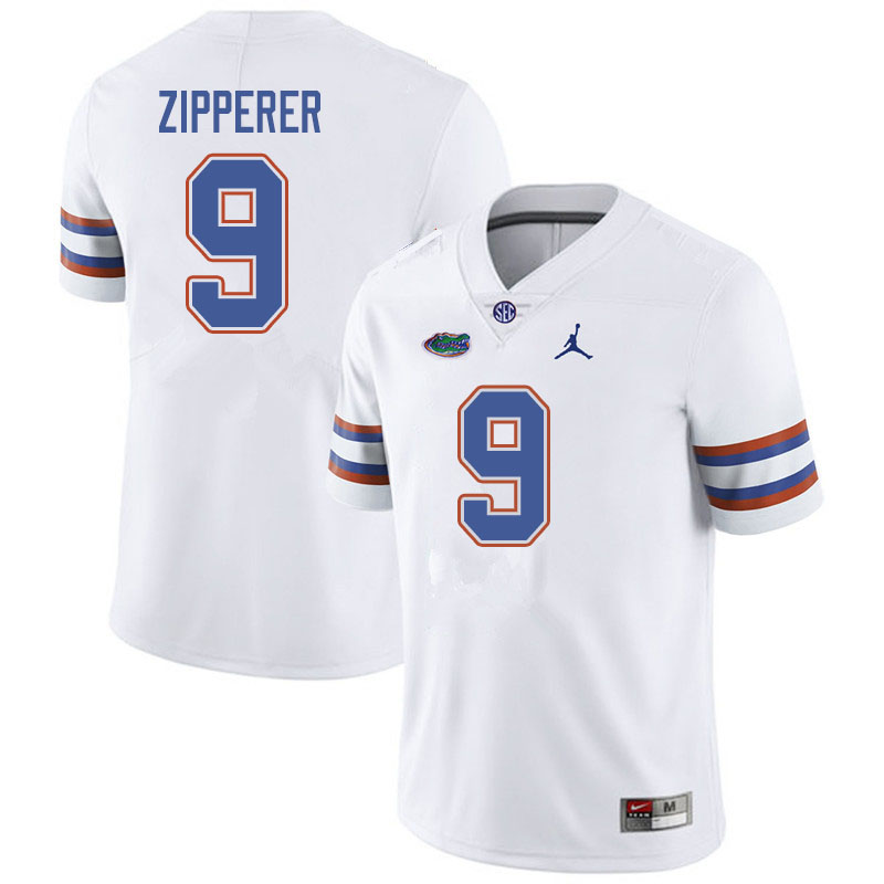 Jordan Brand Men #9 Keon Zipperer Florida Gators College Football Jerseys Sale-White